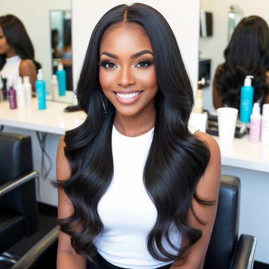 raw natural wavy wig 