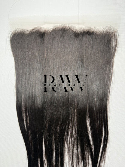raw straight frontal
