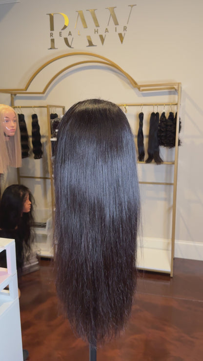 Raw Natural Straight Luxury Wig-  13x4 HD Lace